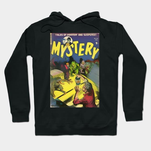 Pulp Horror Mr. Mystery Hoodie by Psychosis Media